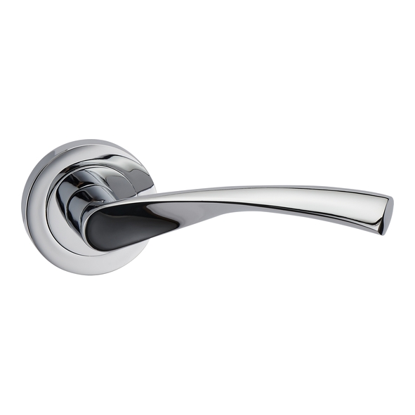 FCOVER-PC • Polished Chrome • Fortessa Verto Levers On Round Roses
