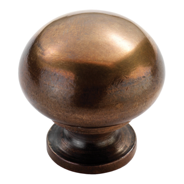 FTD1270ABR  30 x 19 x 30mm  Bronze  Fingertip Design Mushroom Solid Bronze Cabinet Knob