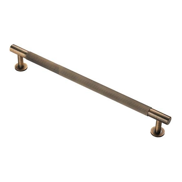 FTD710EAB • 224 c/c x 254 x 12 x 36mm • Antique Brass • Fingertip Design Lines Cabinet Pull Handle