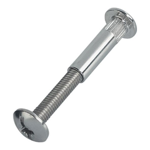 267.05.702  32 to 42mm  Nickel Plated  Heavy Cabinet Connecting Bolts