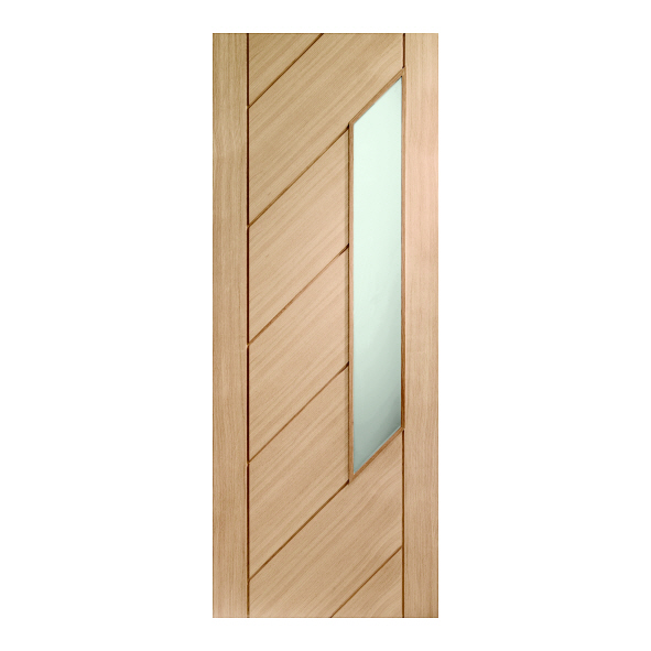 XL Joinery Internal Oak Monza Doors [Obscure Glass]