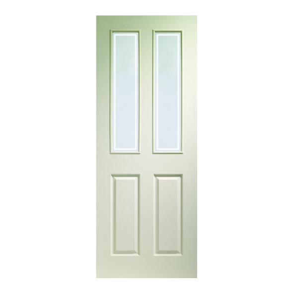 XL Joinery Internal White Moulded Victorian Doors [Forbes Glass]