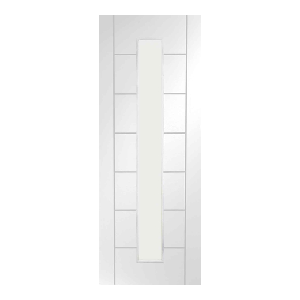 XL Joinery Internal White Primed Palermo 1 Light Doors [Clear Glass]