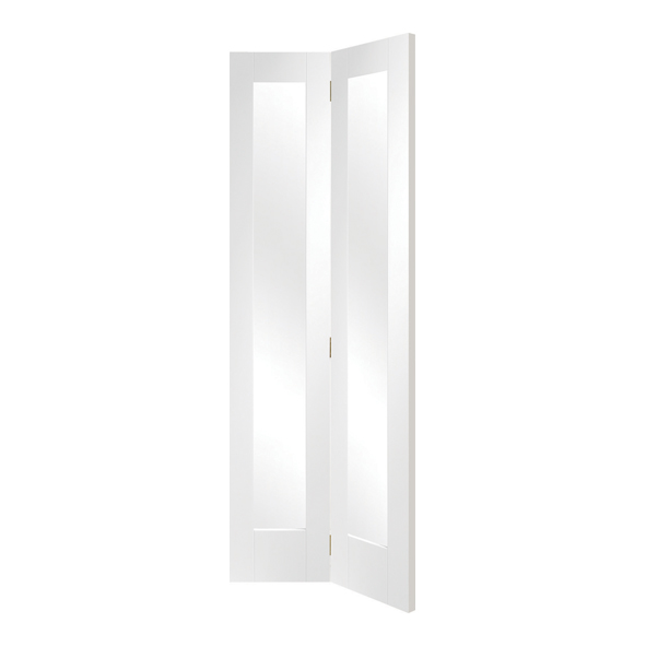 XL Joinery Internal White Primed Pattern 10 Bi-Fold Doors [Clear Glass]