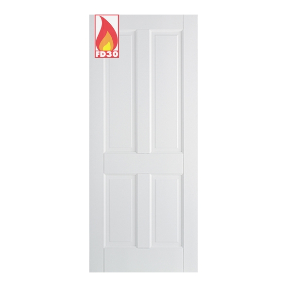 WFCAN4P30FC  1981 x 762 x 44mm [30]  LPD Internal White Primed Canterbury FD30 Fire Door