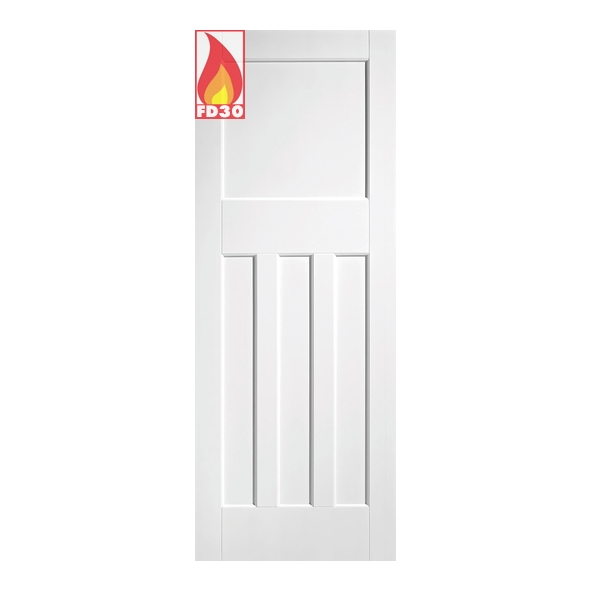 LPD Internal White Primed DX 30s Style FD30 Fire Doors