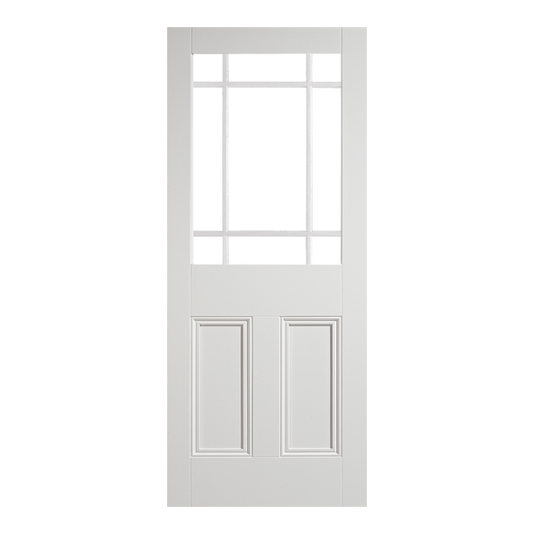 LPD Internal White Primed Downham Doors [Unglazed]
