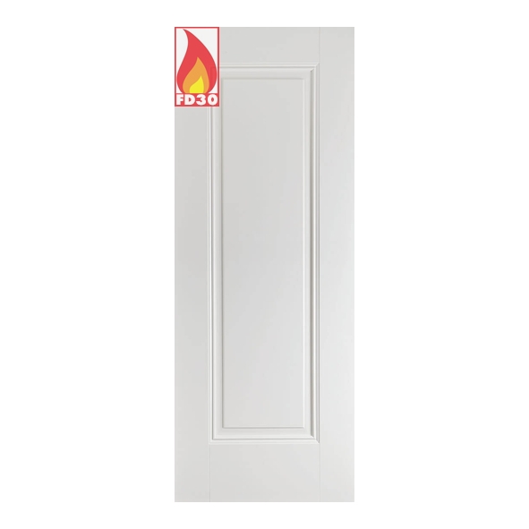 LPD Internal White Primed Plus Eindhoven FD30 Fire Doors