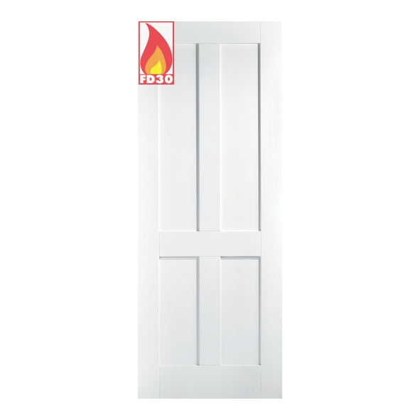WFLONFC826  2040 x 826 x 44mm  LPD Internal White Primed London FD30 Fire Door