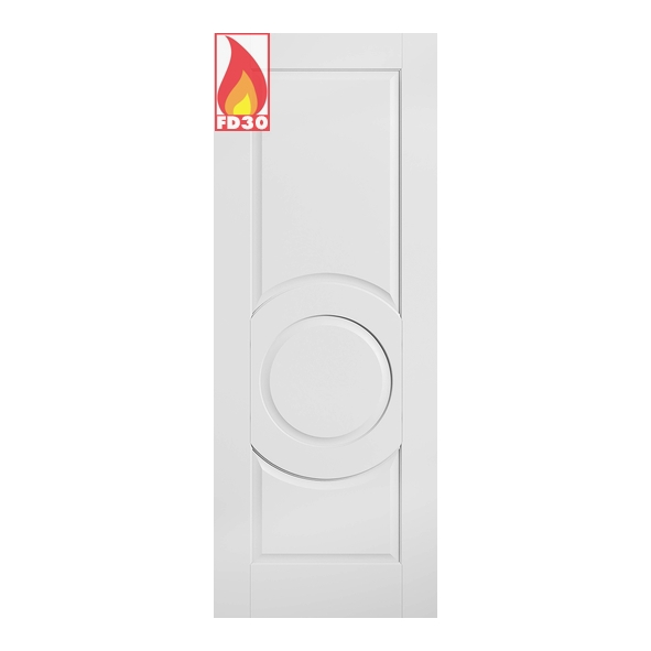 LPD Internal White Primed Montpellier FD30 Fire Doors