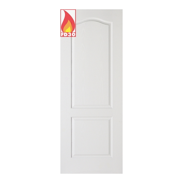 FCCLA2P27  1981 x 686 x 44mm [27]  LPD Internal White Primed Moulded Classical FD30 Fire Door