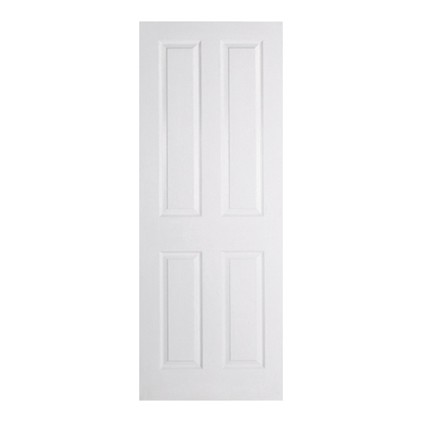 LPD Internal White Primed Texture Moulded 4P Doors