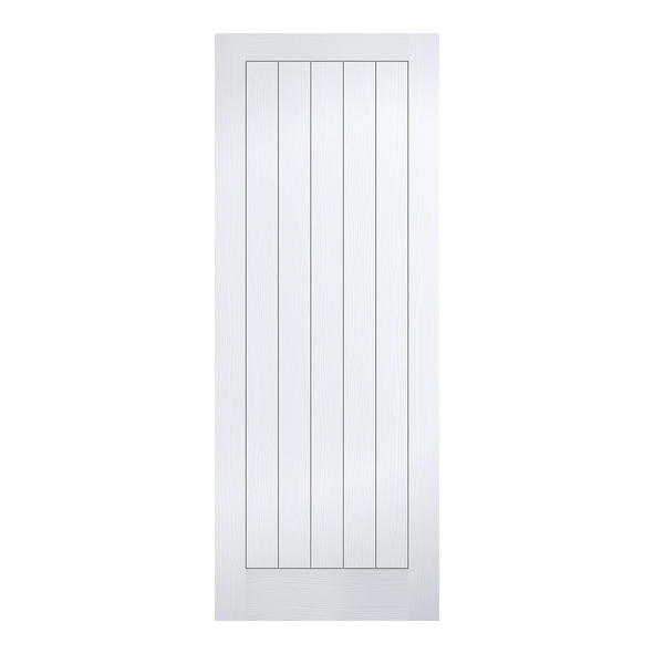 LPD Internal White Primed Texture Moulded Vertical 5P Doors