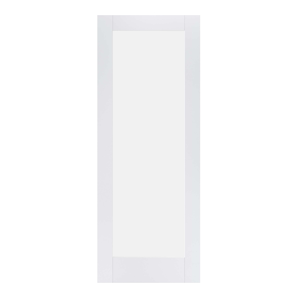 LPD Internal White Primed Pattern 10 1L Doors [Obscure Glass]
