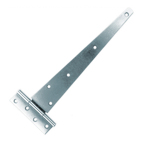 120-500-ZP  500mm  Zinc Plated [Up to 1100mm wide leaf]  Strong Steel Tee Hinges