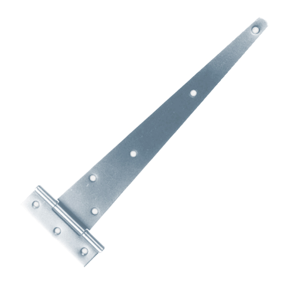 121-250-ZP  250mm  Zinc Plated [Up to 500mm wide leaf]  Medium Duty Steel Tee Hinges