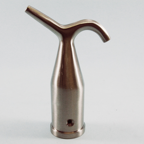 THD163/SNP  For 25mm Pole  Satin Nickel  Hook for Sash Pole