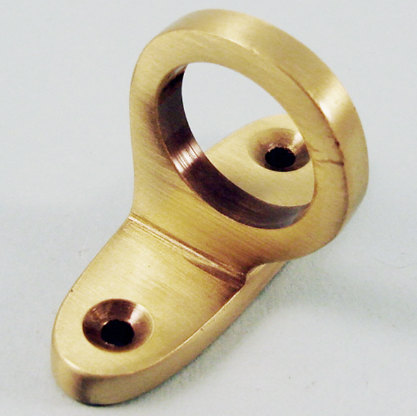 THD243/AB  Antique Brass  Shaped Horizontal Sash Eye