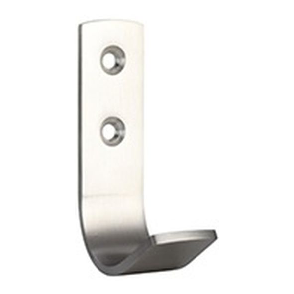 ZAS72SS • Satin Stainless • Zoo Hardware Rounded Strip Pattern Coat Hook
