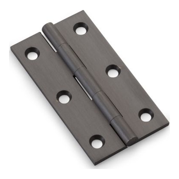 AW075-CH-DBZ  75 x 41 x 2.5mm  Dark Bronze  Alexander & Wilks Solid Drawn Cabinet Butt Hinges