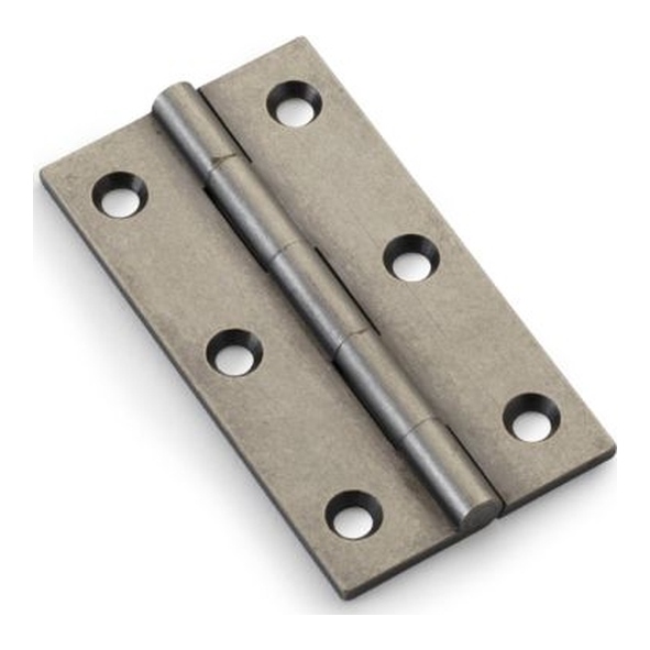 AW075-CH-PWT • 75 x 41 x 2.5mm • Pewter Effect • Alexander & Wilks Solid Drawn Cabinet Butt Hinges