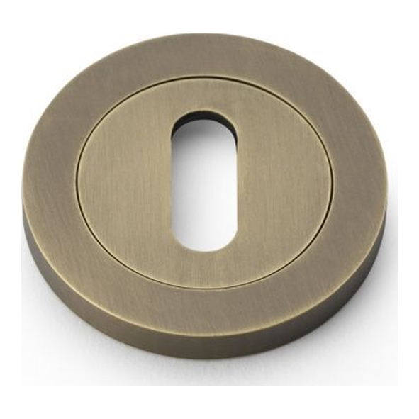 AW391IB • For Standard Lock • Italian Brass • Alexander & Wilks Concealed Fix Escutcheon