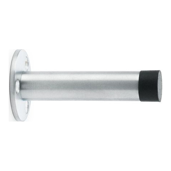 AW620-75-SC • 75mm • Satin Chrome • Alexander & Wilks Projection Door Stop On Face Fix Rose