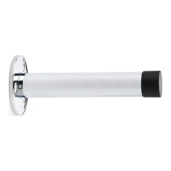 AW620-90-PC  90mm  Polished Chrome  Alexander & Wilks Projection Door Stop On Face Fix Rose