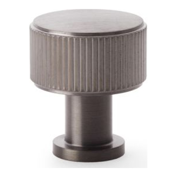 AW807R-29-DBZPVD • 29mm • Dark Bronze • Alexander & Wilks Lucia Reeded Cabinet Knob