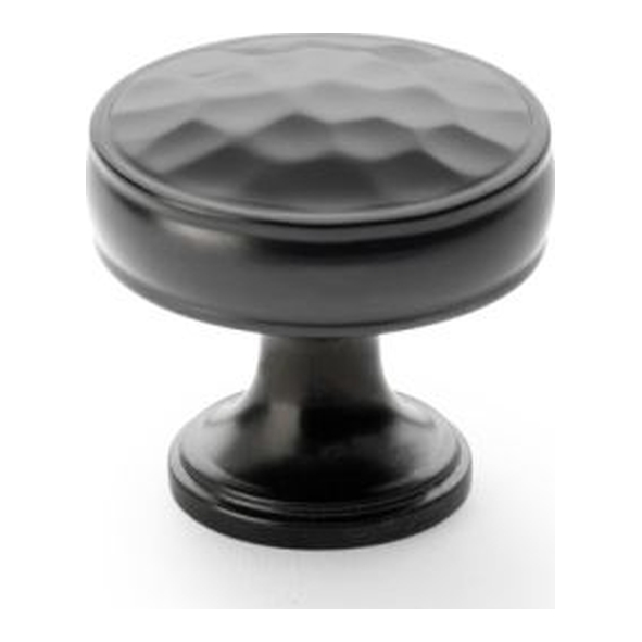 AW818-32-DBZ • 32mm • Dark Bronze • Alexander & Wilks Leila Hammered Cabinet Knob