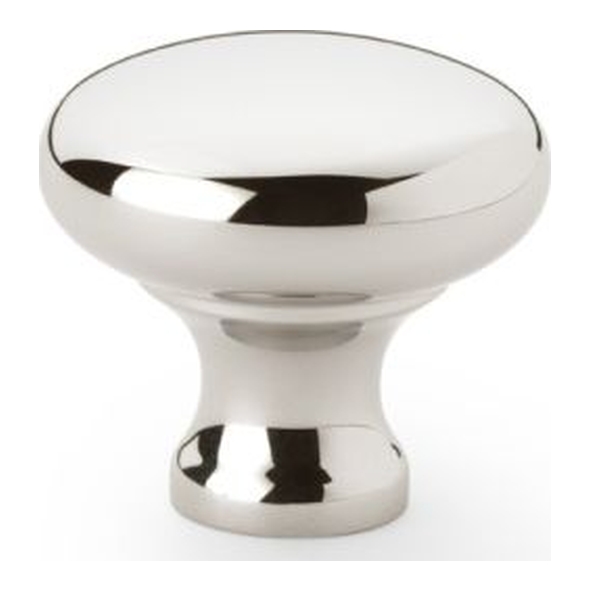 AW836-32-PN • 32mm • Polished Nickel • Alexander & Wilks Wade Round Cabinet Knob