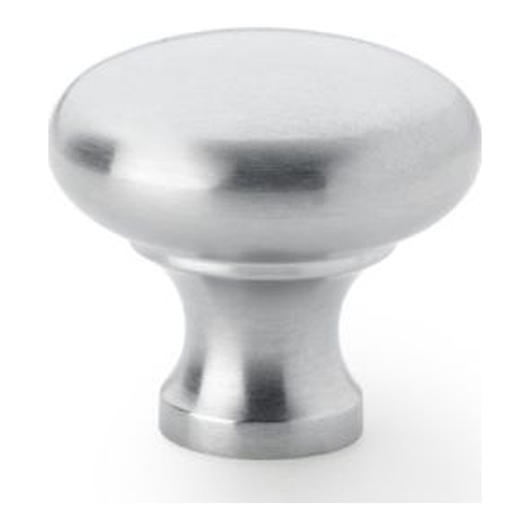 AW836-32-SC • 32mm • Satin Chrome • Alexander & Wilks Wade Round Cabinet Knob