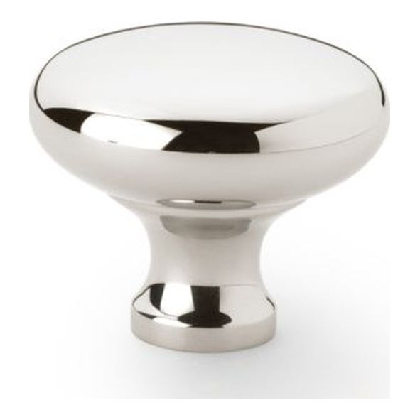 AW836-38-PN • 38mm • Polished Nickel • Alexander & Wilks Wade Round Cabinet Knob