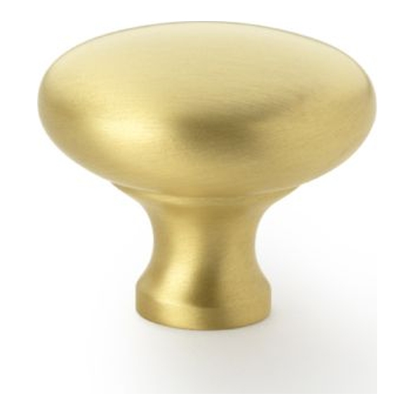 AW836-38-SB • 38mm • Satin Brass • Alexander & Wilks Wade Round Cabinet Knob