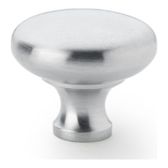 AW836-38-SC • 38mm • Satin Chrome • Alexander & Wilks Wade Round Cabinet Knob