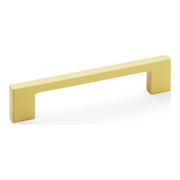 AW837-128-SB • 128mm • Satin Brass • Alexander & Wilks Marco Cabinet Pull