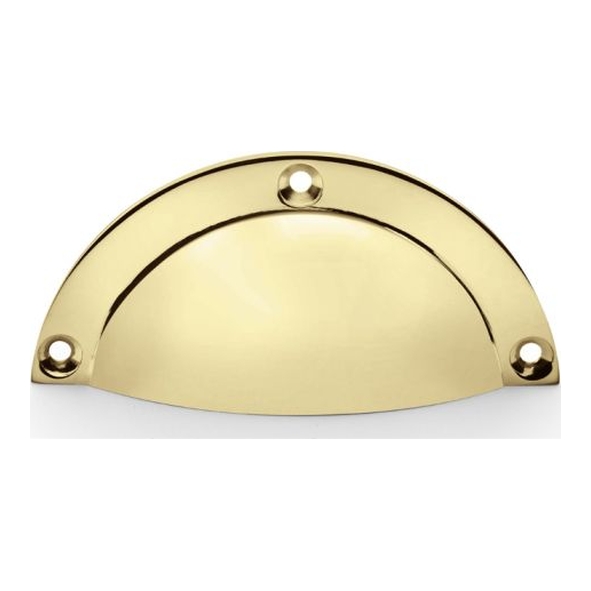 AW910PB • 97mm • Polished Brass • Alexander & Wilks Raoul Cup Pull Handle