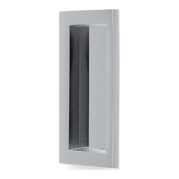 AW911-100-PC • 100 x 45mm • Polished Chrome • Alexander & Wilks Rectangular Flush Pull Handle