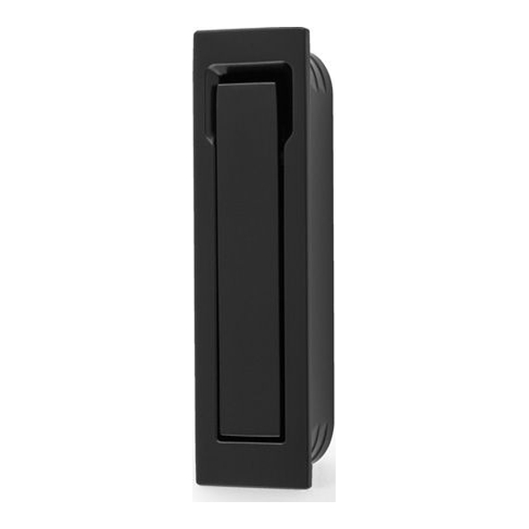 AW990BL • 70 x 19mm • Black • Alexander and Wilks Square Sliding Door Edge Pull