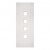 Deanta Internal White Primed Pamplona Doors [Clear Glass] - view 1